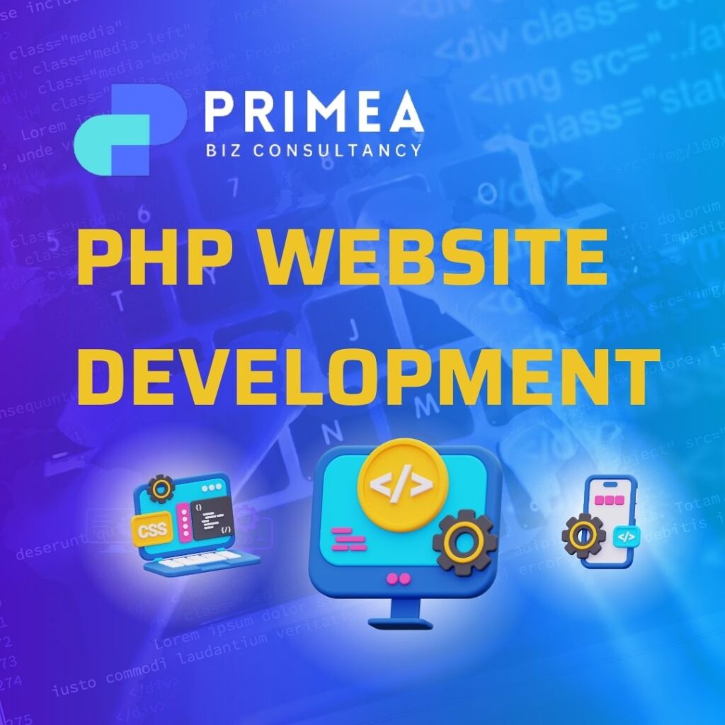 Illustration of PHP Code for Website Development